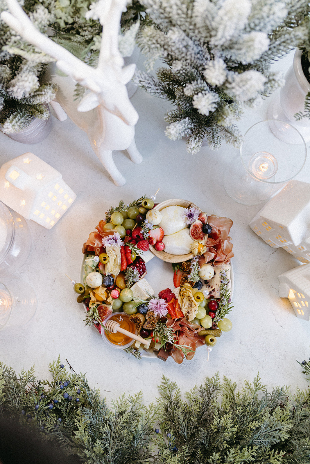 Festive Charcuterie Wreath