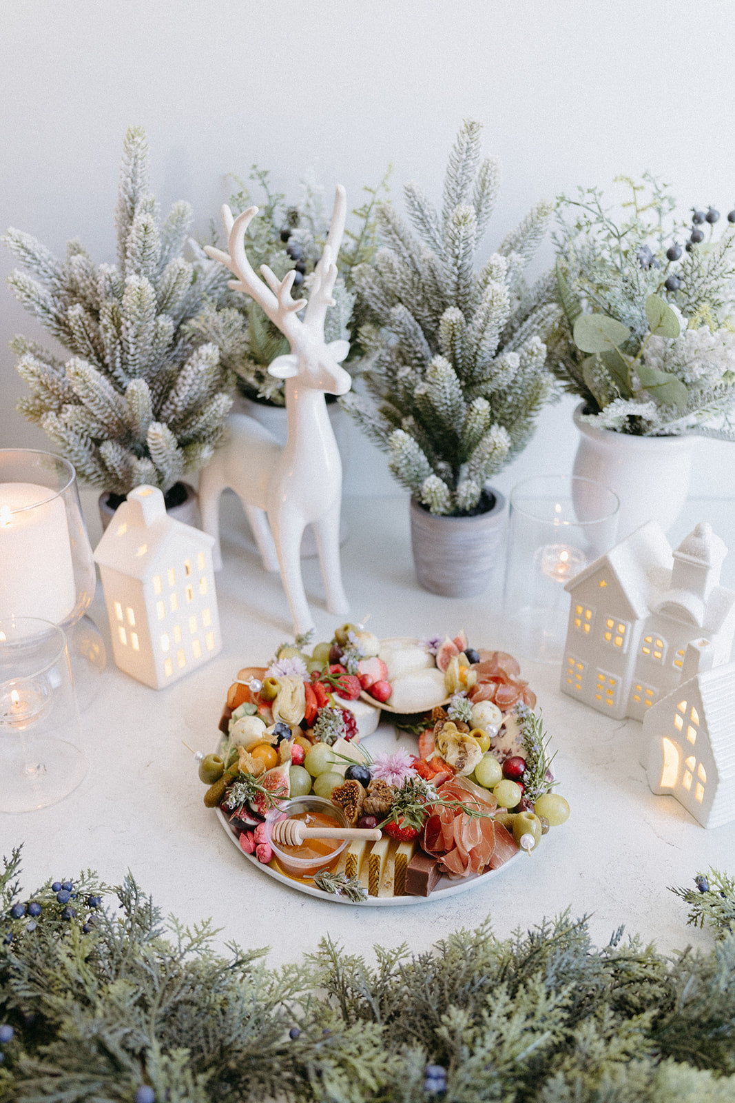 Festive Charcuterie Wreath