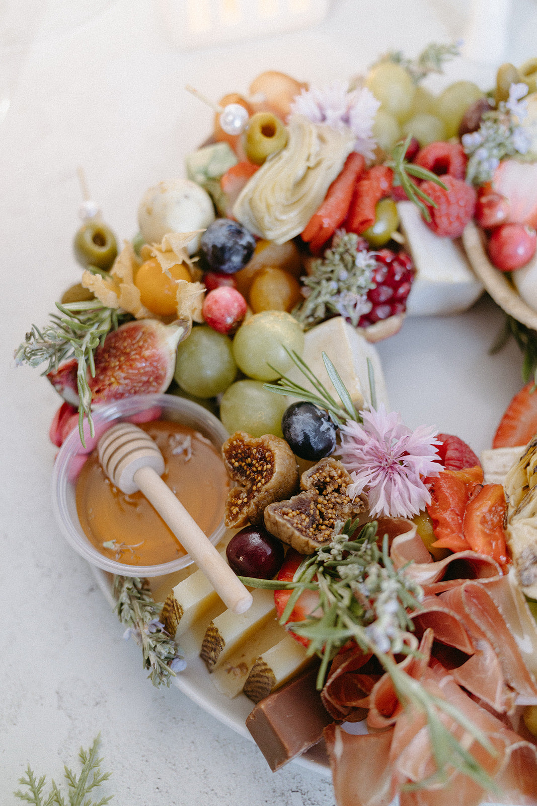 Festive Charcuterie Wreath