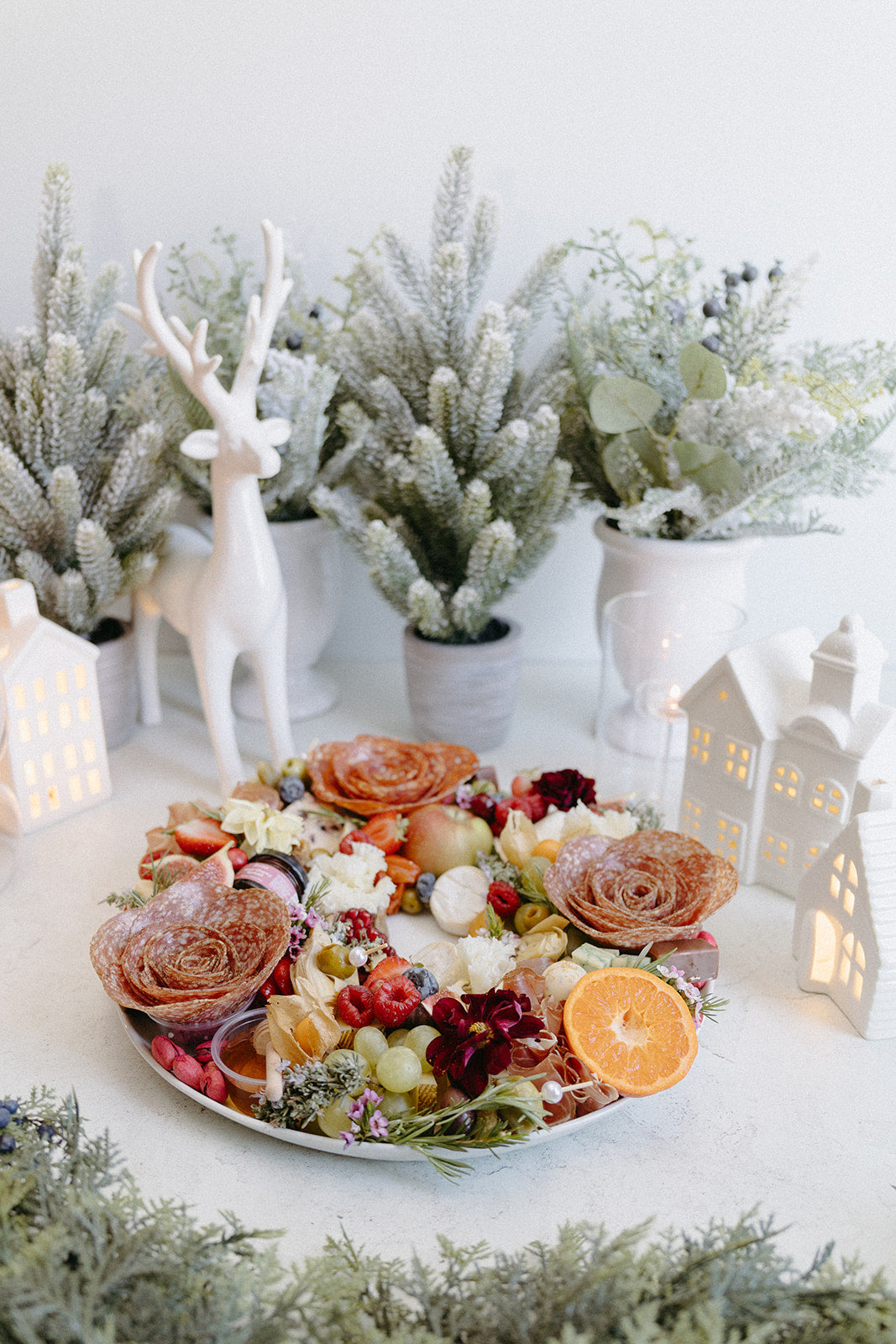 Festive Charcuterie Wreath