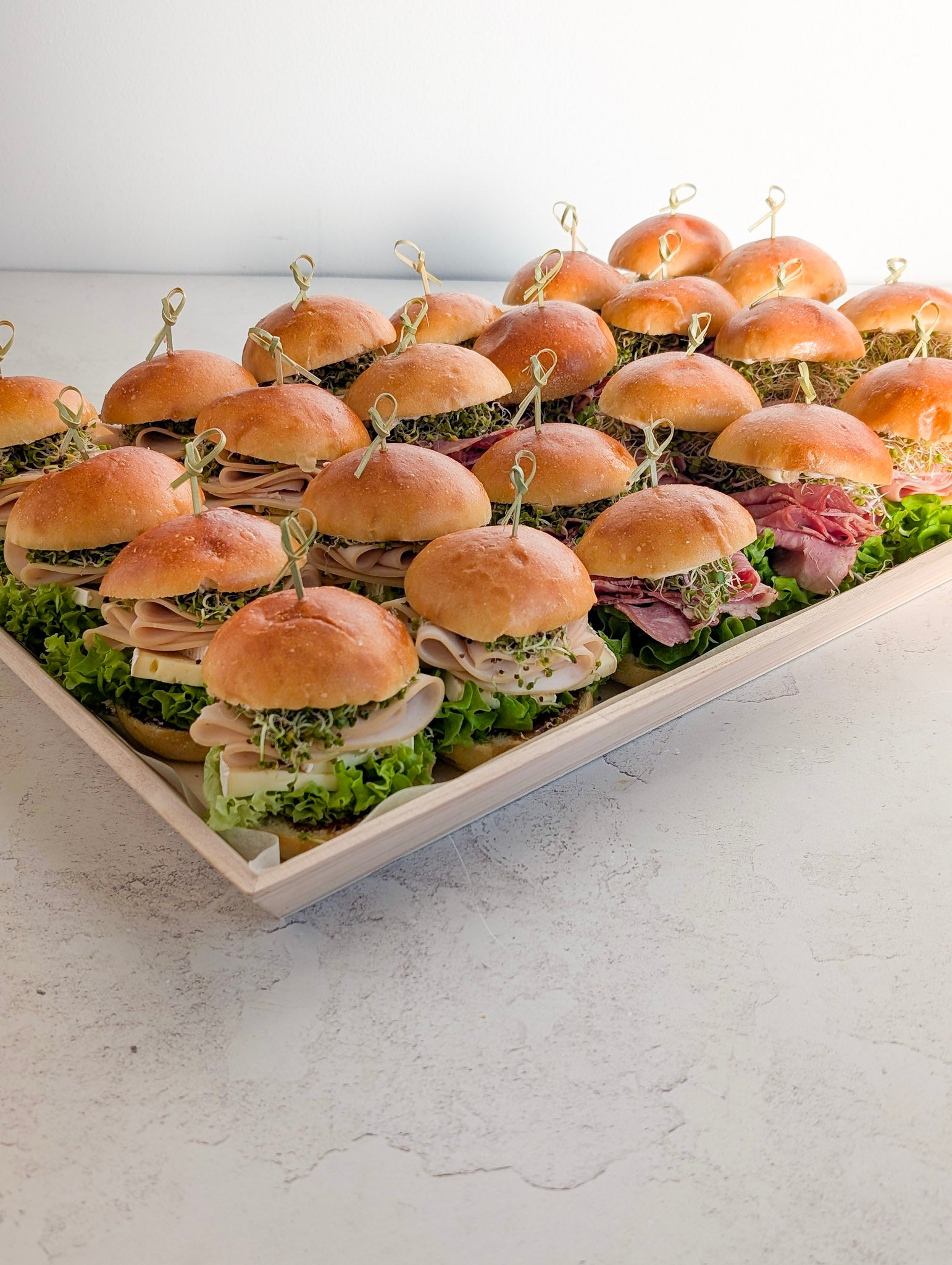 Assorted Slider Sized Sandwiches – La Belle Graze